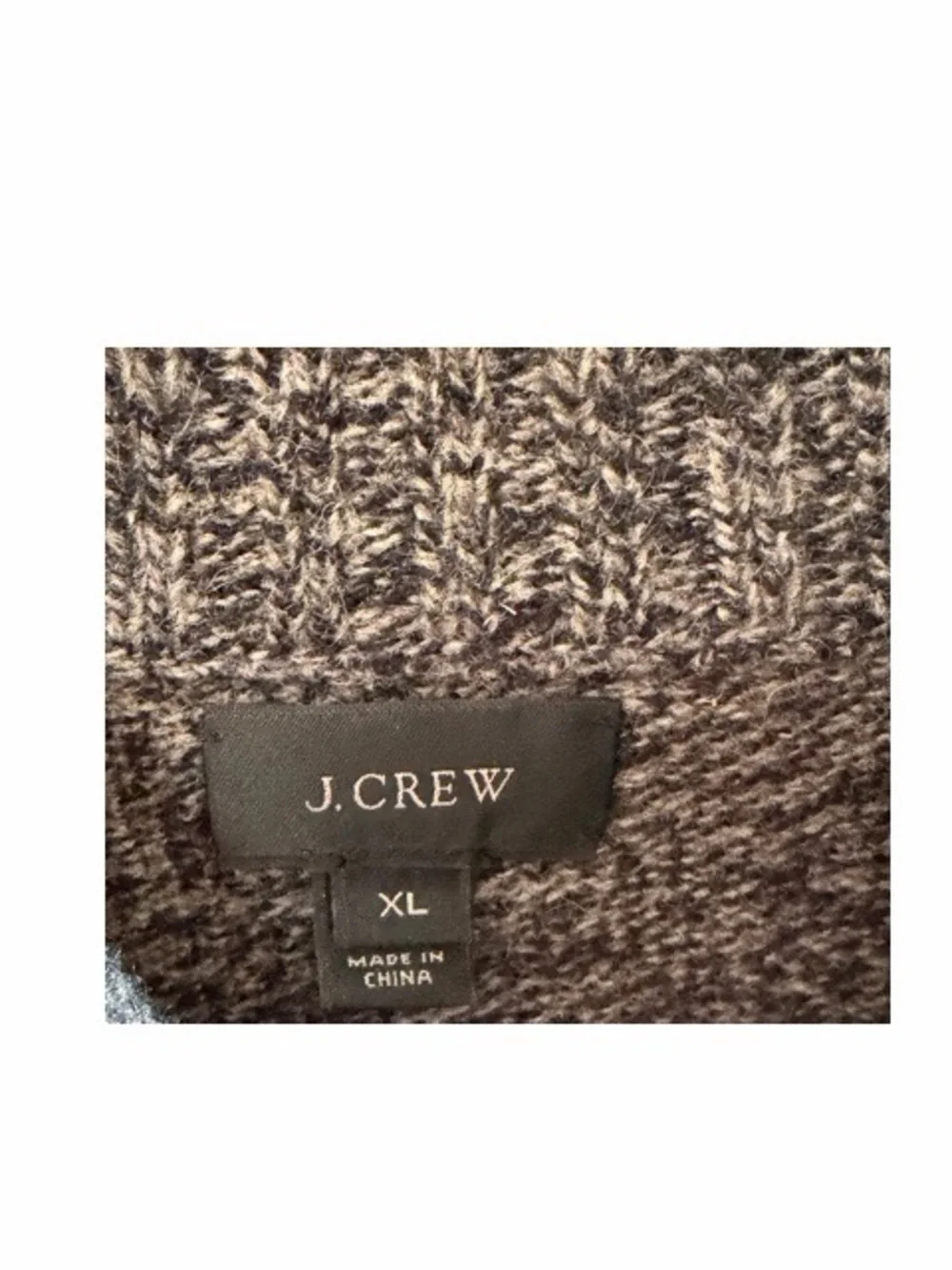 J.Crew‎ Lambs Wool Shawl Collar Sweater